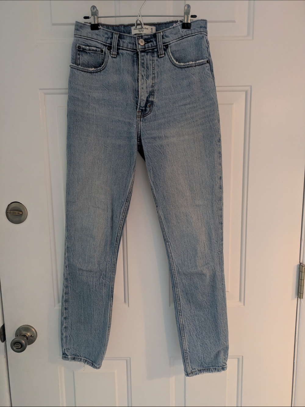 Abercrombie & Fitch High Rise Jeans - Light Blue